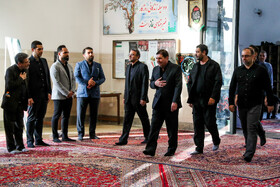 محمد مخبر در مراسم ختم شهید دکتر محمدمهدی طهرانچی