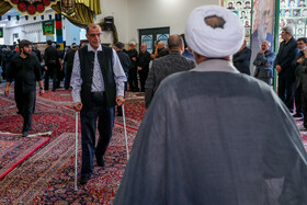 محمود خسروی وفا در مراسم ختم شهید دکتر محمدمهدی طهرانچی