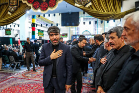 میثم لطفی در مراسم ختم شهید دکتر محمدمهدی طهرانچی