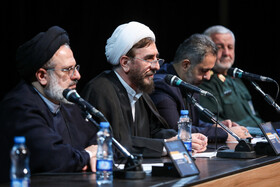 حجت الاسلام علی مظفری، معاون قضایی قوه قضاییه در دهمین کنفرانس حقوق بشر آمریکایی