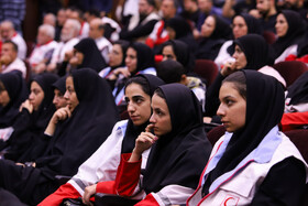 مراسم یادبود سیده‌فاطمه صدیقی صابر و شهدای امدادگر هلال‌احمر - اصفهان