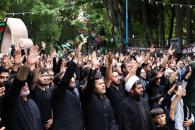 اجتماع بزرگ عزاداران حسینی در شهرستان اهر