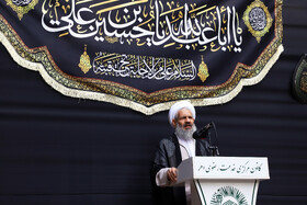 سخنرانی حجت الاسلام جواد حاجی زاده امام جمعه اهر در اجتماع بزرگ عزاداران حسینی این شهرستان