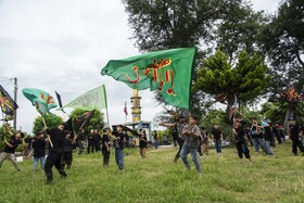 آیین علم گردانی در روستای «باریک آبسر» - ساری