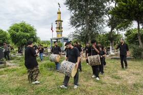 آیین علم گردانی در روستای «باریک آبسر» - ساری