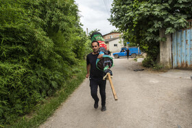 آیین علم گردانی در روستای «باریک آبسر» - ساری