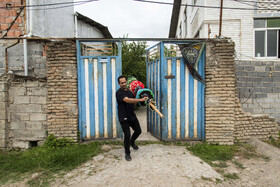 آیین علم گردانی در روستای «باریک آبسر» - ساری