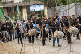 آیین علم گردانی در روستای «باریک آبسر» - ساری
