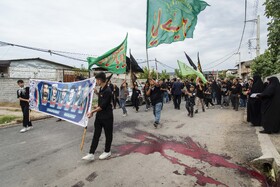 آیین علم گردانی در روستای «باریک آبسر» - ساری