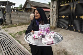 آیین علم گردانی در روستای «باریک آبسر» - ساری