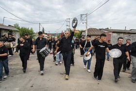 آیین علم گردانی در روستای «باریک آبسر» - ساری