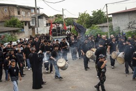 آیین علم گردانی در روستای «باریک آبسر» - ساری