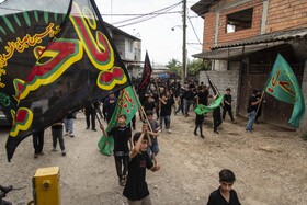 آیین علم گردانی در روستای «باریک آبسر» - ساری