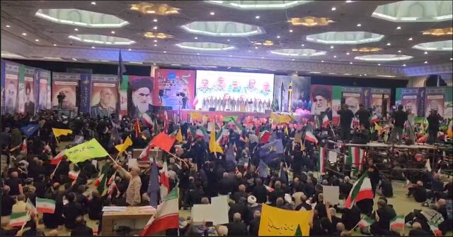 گزارش ایسنا از تجدید پیمان با شهدای اقتدار ایران در مصلی تهران