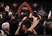 مراسم عزاداری حضرت اباعبدالله الحسین علیه‌السلام در حسینیه امام خمینی برگزار شد