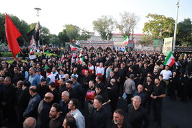 اجتماع ضد صهیونی دستجات و هیئات حسینی در تبریز