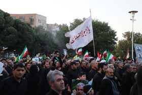 اجتماع ضد صهیونی دستجات و هیئات حسینی در تبریز