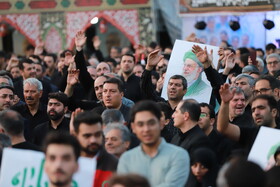 اجتماع ضد صهیونی دستجات و هیئات حسینی در تبریز