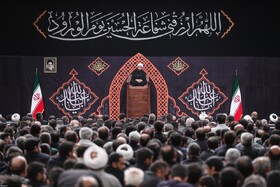 برگزاری مراسم عزاداری شب هشتم محرم در حسینیه امام خمینی