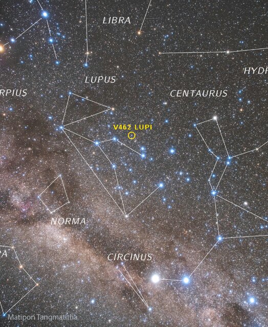 عکس روز ناسا از یک نواختر در دل آسمان