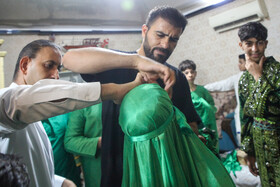 شب هشتم محرم هیات عراقی های مقیم کیش