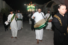 شب هشتم محرم هیات عراقی های مقیم کیش