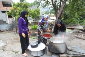 آیین اطعام دهی ماه محرم روستاهای سوادکوه-مازندران
