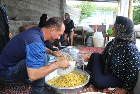 آیین اطعام دهی ماه محرم روستاهای سوادکوه-مازندران