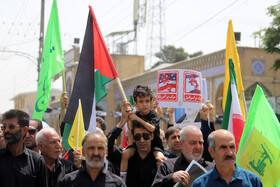راهپیمایی جمعه خشم و نصر در کرمانشاه برگزار شد