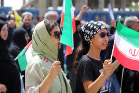 راهپیمایی جمعه خشم و نصر در کرمانشاه برگزار شد