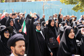 راهپیمایی جمعه خشم و نصر در کرمانشاه برگزار شد