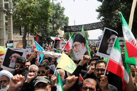 راهپیمایی جمعه خشم و نصر در کرمانشاه برگزار شد