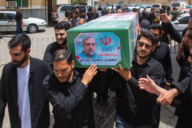 تشییع پیکر سرلشگر محمد سعید ایزدی و جانباز شهید محمد آقازیارتی - قم