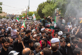 تشییع پیکر سرلشگر محمد سعید ایزدی و جانباز شهید محمد آقازیارتی - قم