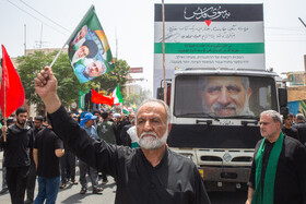 تشییع پیکر سرلشگر محمد سعید ایزدی و جانباز شهید محمد آقازیارتی - قم