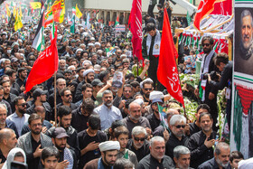 تشییع پیکر سرلشگر محمد سعید ایزدی و جانباز شهید محمد آقازیارتی - قم