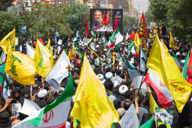 تشییع پیکر سرلشگر محمد سعید ایزدی و جانباز شهید محمد آقازیارتی - قم