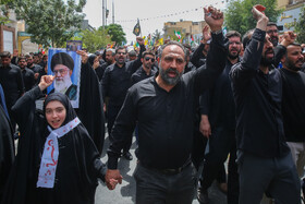 تشییع پیکر سرلشگر محمد سعید ایزدی و جانباز شهید محمد آقازیارتی - قم