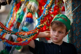 کاروان نمادین ورود به کربلا در خمینی‌شهر