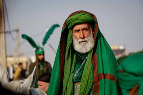 کاروان نمادین ورود به کربلا در خمینی‌شهر