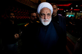 حجت‌الاسلام و المسلمین غلامحسین محسنی اژه‌ای، رئیس قوه قضائیه در مراسم یادبود شهید سرلشکر حسین سلامی