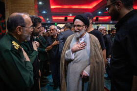 حجت‌الاسلام والمسلمین سید اسماعیل خطیب در مراسم یادبود شهید سرلشکر حسین سلامی