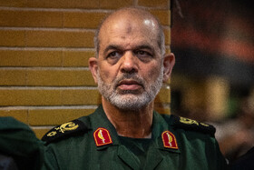 سردار احمد وحیدی در مراسم یادبود شهید سرلشکر حسین سلامی