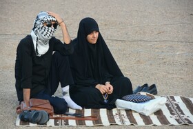 آیین عزاداری در صحرا _ سمنان