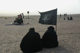 آیین عزاداری در صحرا _ سمنان