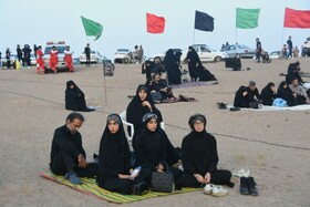 آیین عزاداری در صحرا _ سمنان
