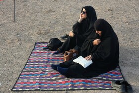 آیین عزاداری در صحرا _ سمنان