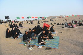 آیین عزاداری در صحرا _ سمنان
