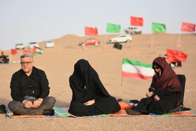 آیین عزاداری در صحرا _ سمنان