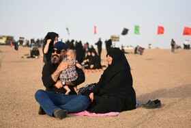 آیین عزاداری در صحرا _ سمنان